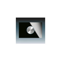ABB 2CKA006310A0116 Ovladač otočný jednonásobný priON, černé sklo