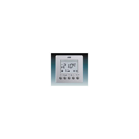 ABB 2CKA006138A0005 Prostorový termostat pro fan-coil, hliníková stříbrná