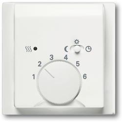ABB 2CKA001710A3924 Kryt termostatu prostorového, s otočným ovládáním, mechová bílá