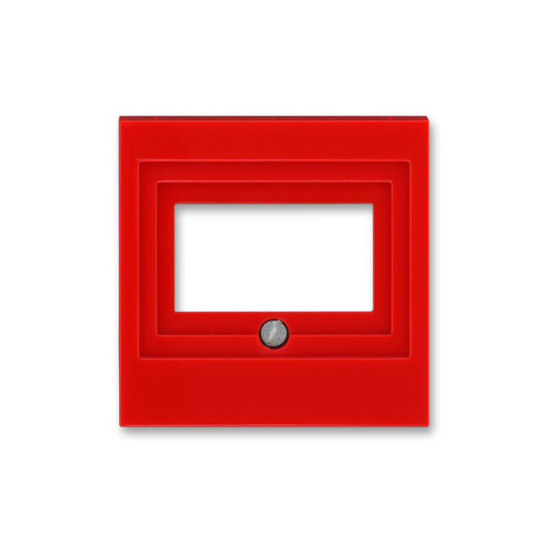 ABB 5014H-A00040 65 Kryt zásuvky reproduktorové, komunikační přímé nebo přístroje USB, červená