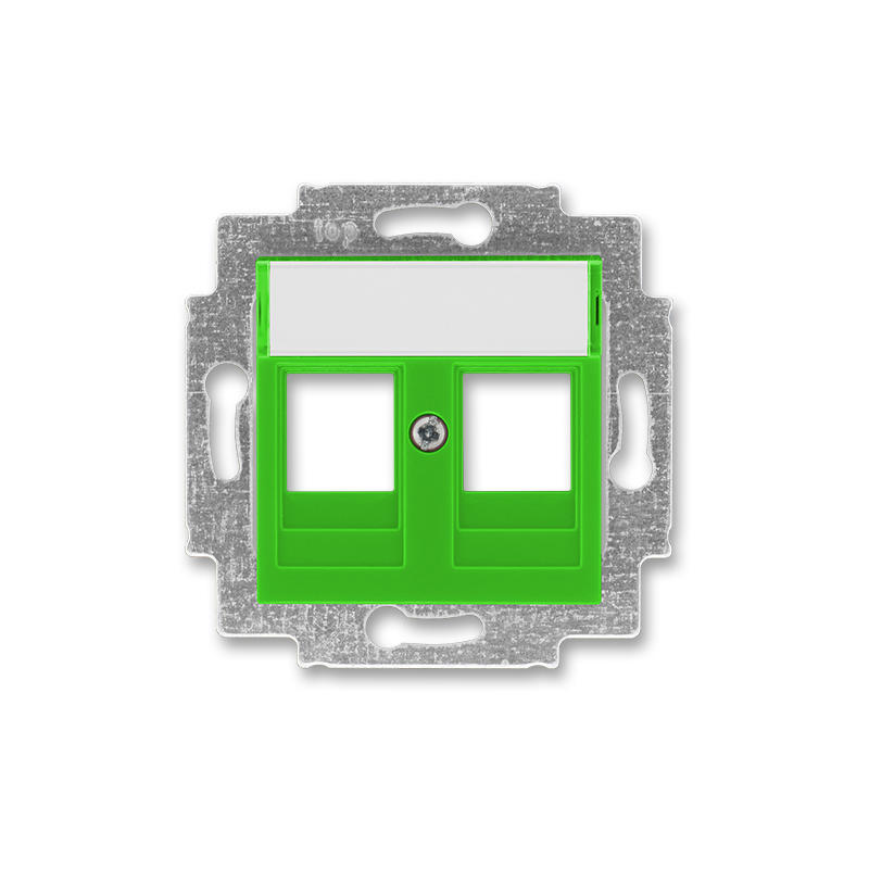 ABB 5014H-A01018 67 Kryt zásuvky komunikační, zelená