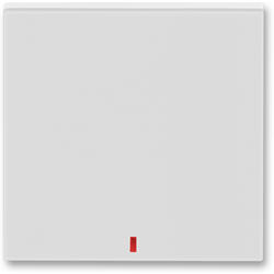 ABB 3559H-A00655 16 Kryt spínače kolébkového s červeným průzorem, šedá/bílá