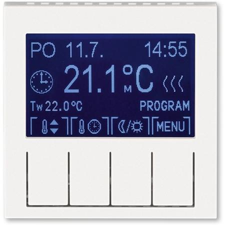 ABB 3292H-A10301 68 Termostat univerzální programovatelný (ovládací jednotka), perleťová/ledová bílá