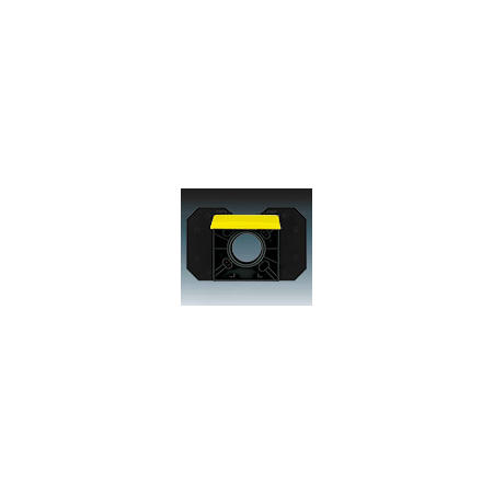 ABB 5530H-C67107 64 Zásuvka centrálního vysávání, žlutá / kouřová černá