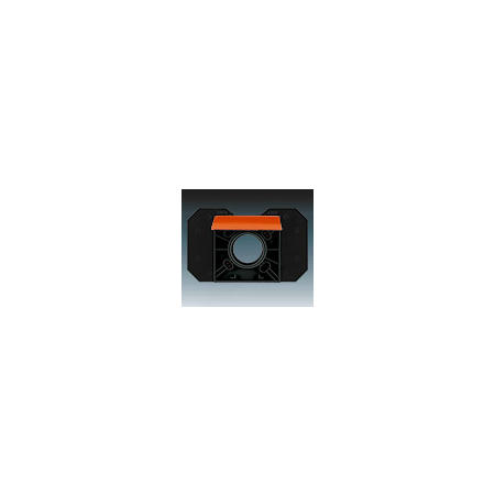 ABB 5530H-C67107 66 Zásuvka centrálního vysávání, oranžová / kouřová černá