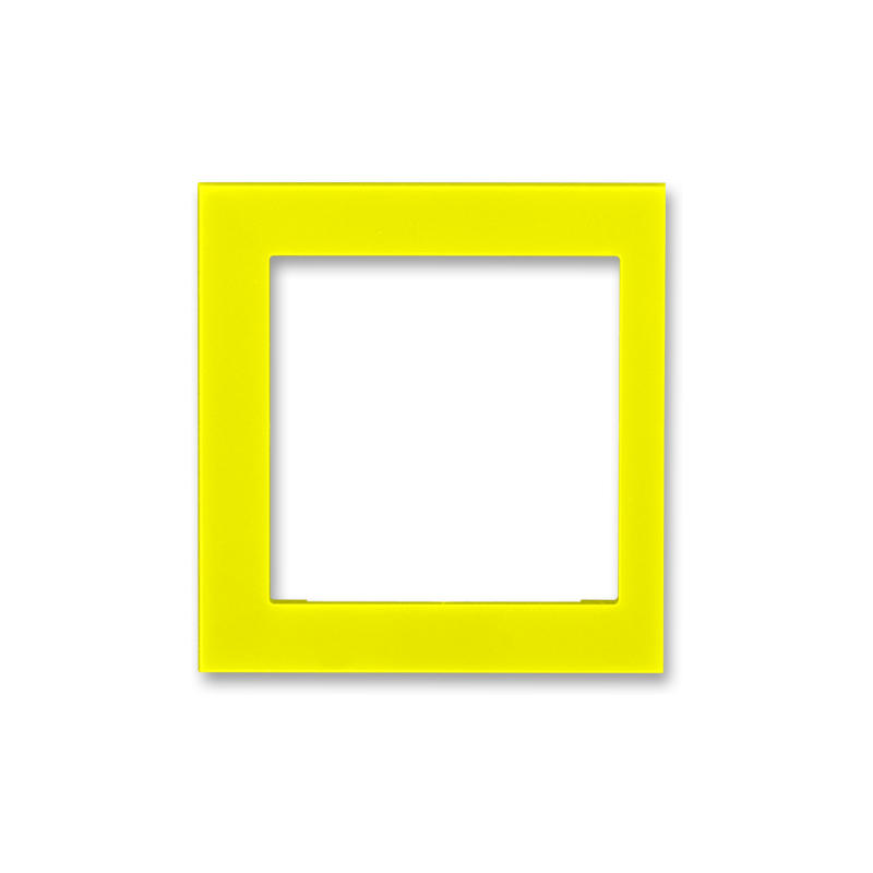 ABB 3901H-A00255 64 Kryt rámečku s otvorem 55x55, krajní, žlutá