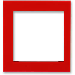 ABB 3901H-A00255 65 Kryt rámečku s otvorem 55x55, krajní, červená