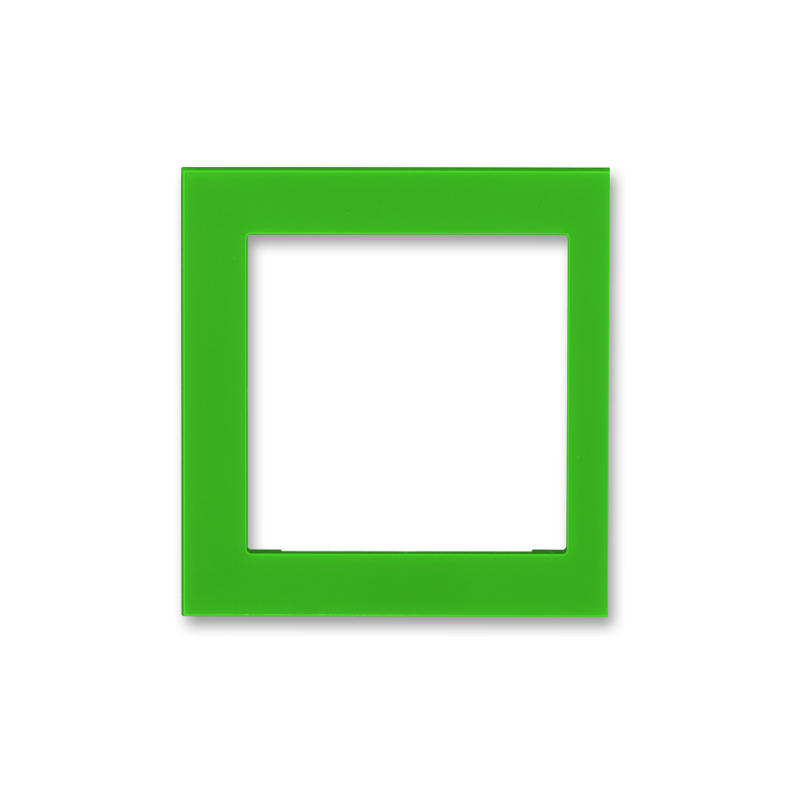ABB 3901H-A00255 67 Kryt rámečku s otvorem 55x55, krajní, zelená