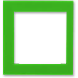 ABB 3901H-A00255 67 Kryt rámečku s otvorem 55x55, krajní, zelená