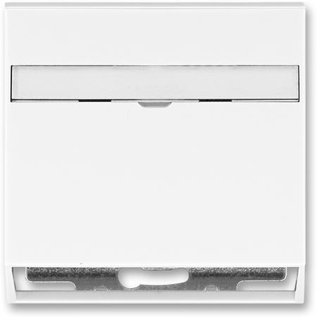 ABB 5014M-A00100 03 Kryt zásuvky komunikační (pro nosnou masku), s popisovým polem, bílá