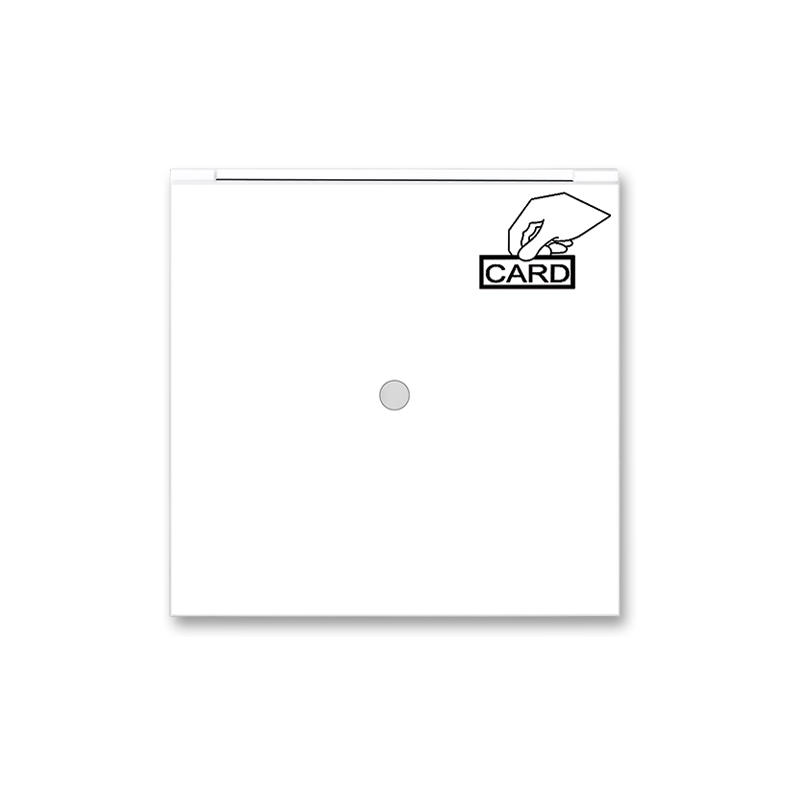 ABB 3559M-A00700 03 Kryt spínače kartového, s čirým průzorem, bílá