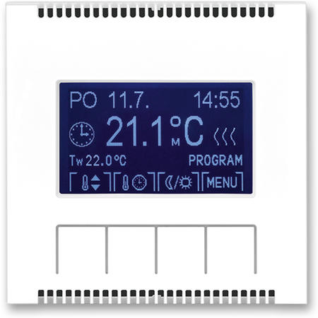 ABB 3292M-A10301 03 Termostat univerzální programovatelný (ovládací jednotka), bílá