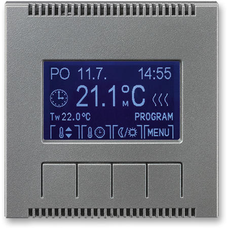 ABB 3292M-A10301 36 Termostat univerzální programovatelný (ovládací jednotka), ocelová