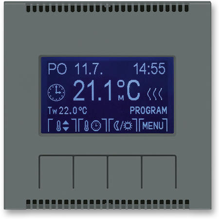 ABB 3292M-A10301 61 Termostat univerzální programovatelný (ovládací jednotka), grafitová