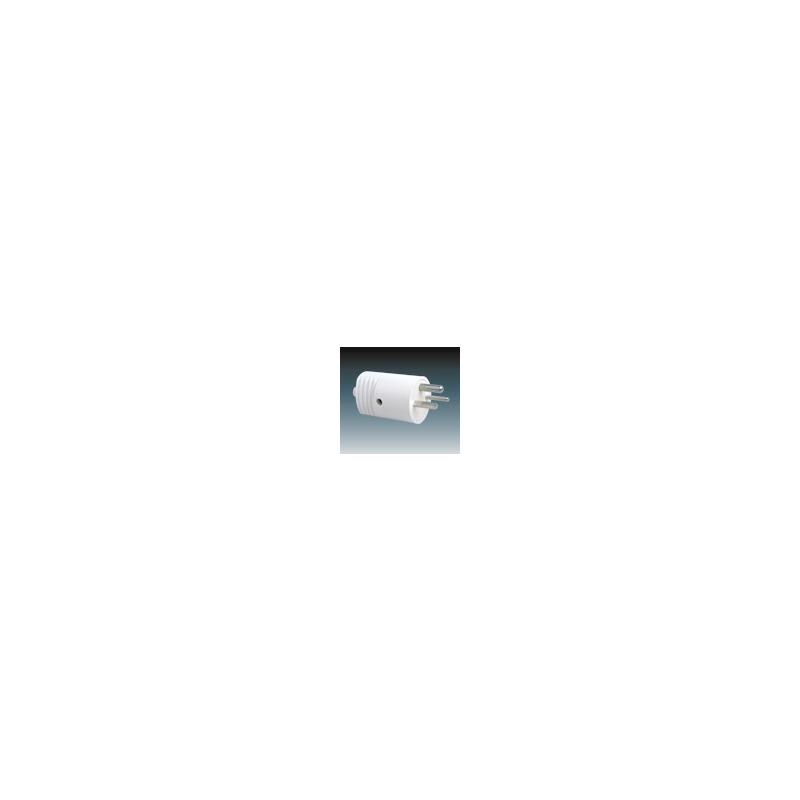 ABB 5538N-C01705 B Vidlice s přímým vývodem, 10 A, 48 V AC, DC, vzor K, bílá