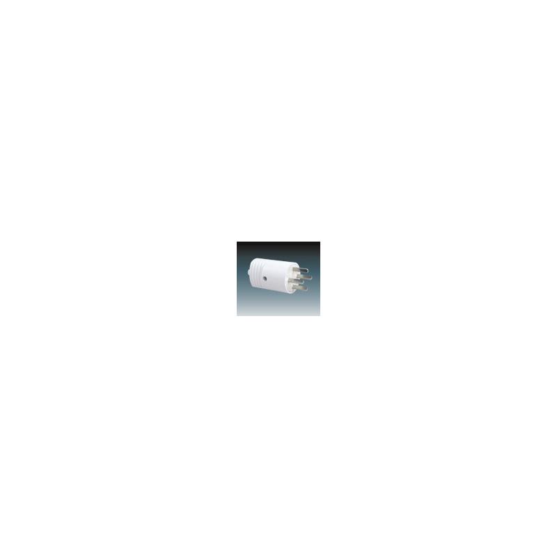 ABB 5538N-C01706 B Vidlice s přímým vývodem, 10 A, 48 V AC, vzor L, bílá