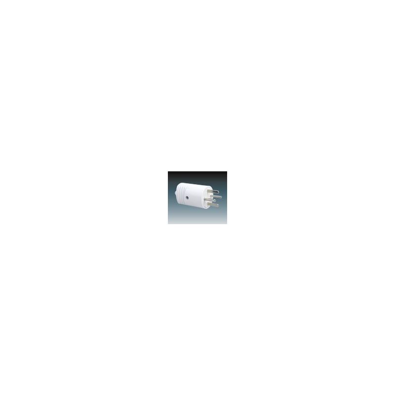 ABB 5538N-C01704 B Vidlice s přímým vývodem, 10 A, 440 V AC, vzor D, bílá