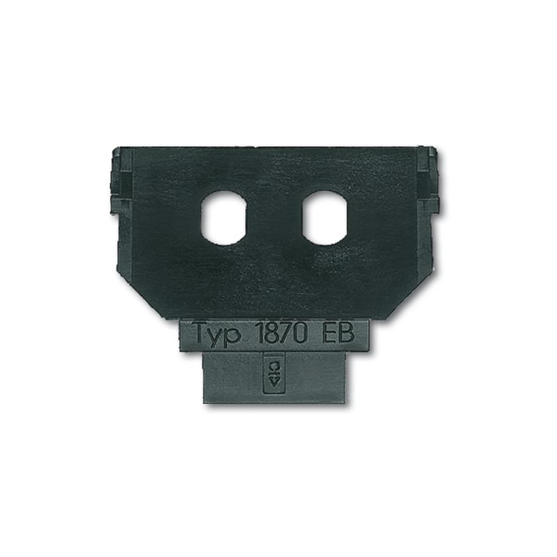 ABB 2CKA001764A0216 Maska nosná s 2 otvory, pro 2 zásuvky Simplex ST (pro optický kabel)