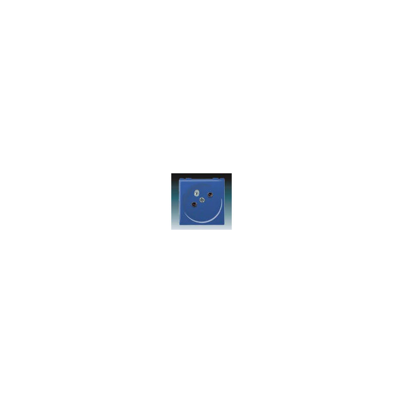 ABB 5525N-C02347 M Zásuvka 45x45 s ochranným kolíkem, modrá (RAL 5005)
