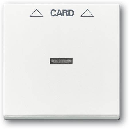 ABB 2CKA001710A3641 Kryt spínače kartového, s čirým průzorem, studio bílá