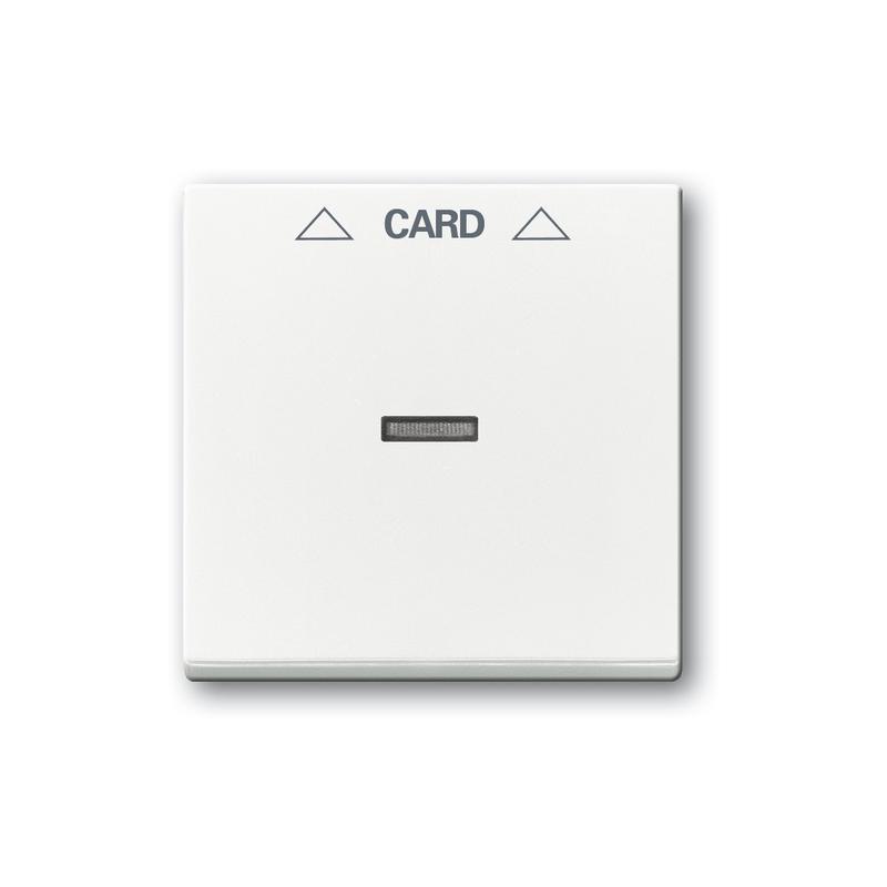 ABB 2CKA001710A3641 Kryt spínače kartového, s čirým průzorem, studio bílá