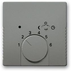 ABB 2CKA001710A3848 Kryt termostatu prostorového, s otočným ovládáním, metalická šedá