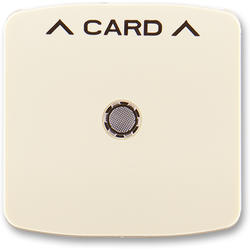 ABB 3559A-A00700 C Kryt spínače kartového, s čirým průzorem, slonová kost