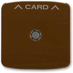 ABB 3559A-A00700 H Kryt spínače kartového, s čirým průzorem, hnědá