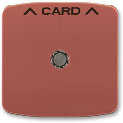 ABB 3559A-A00700 R2 Kryt spínače kartového, s čirým průzorem, vřesová červená