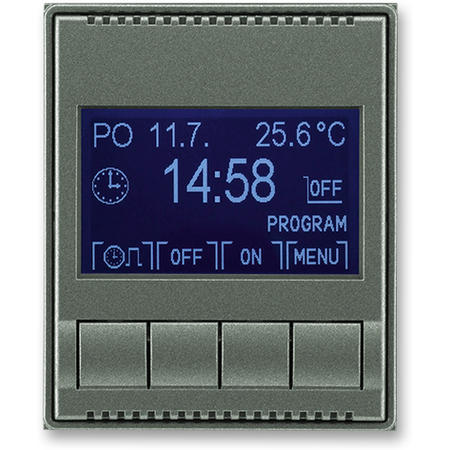 ABB 3292E-A20301 34 Hodiny spínací programovatelné (ovládací jednotka), antracitová