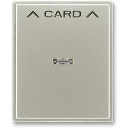 ABB 3559E-A00700 32 Kryt spínače kartového, s čirým průzorem, starostříbrná
