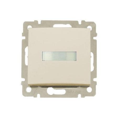 Legrand 774117 VALENA béžová tlačítko s držákem šťítků