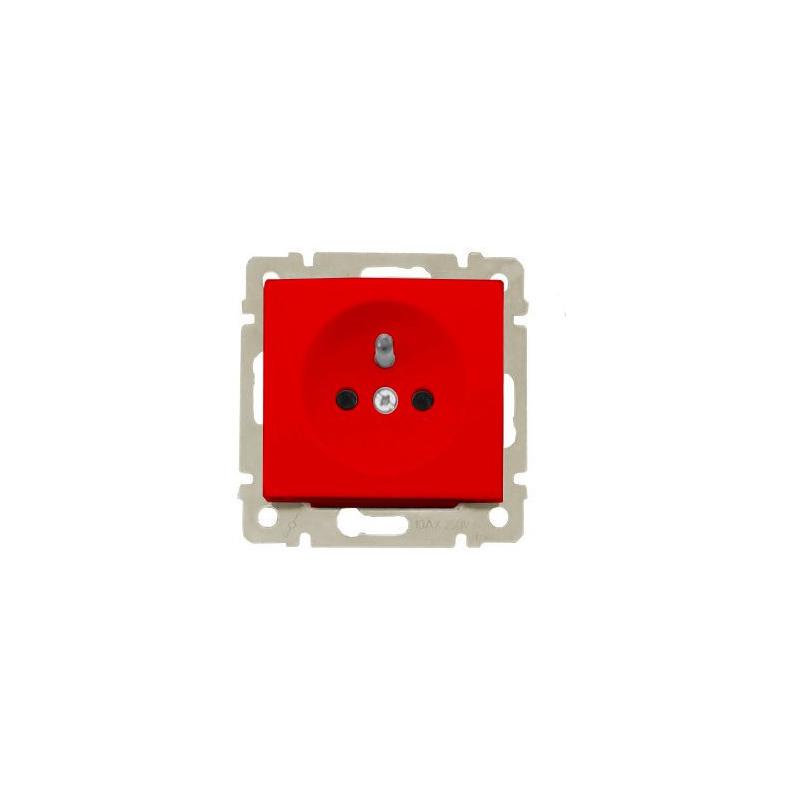 Legrand 774369 VALENA zás. 2p+t červená krytka