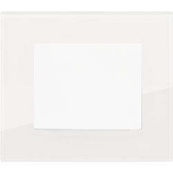 OBZOR DSD 00-00000-1150 Rámeček jednonásobný skleněný DECENTE, mléčně bílý
