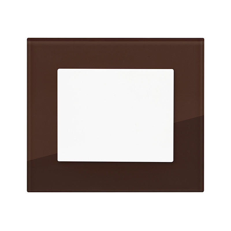 OBZOR DSD 00-00000-1156 Rámeček jednonásobný skleněný DECENTE, čokoládově hnědý