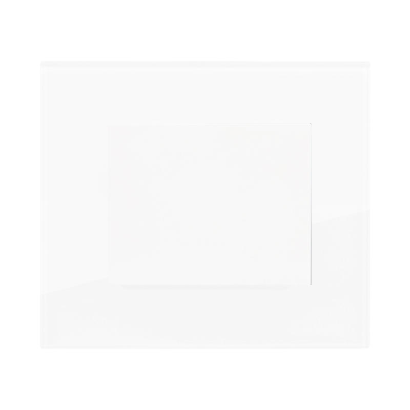 OBZOR DSD 00-00000-1157 Rámeček jednonásobný skleněný DECENTE, sněhově bílý
