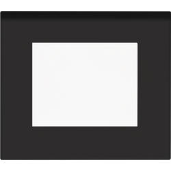 OBZOR DSD 00-00000-115K Rámeček jednonásobný skleněný DECENTE, černý mat