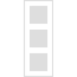 OBZOR DSD 00-00000-3180 Rámeček trojnásobný plexi DECENTE, bílý