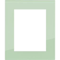 OBZOR DSD 00-00000-8253 Rámeček dvojzásuvky skleněný DECENTE, ledově zelený