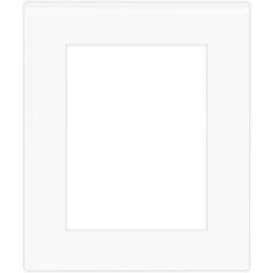 OBZOR DSD 00-00000-825F Rámeček dvojzásuvky skleněný DECENTE, bílý mat