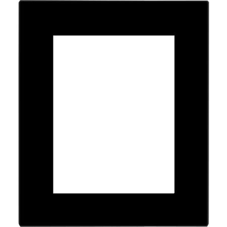 OBZOR DSD 00-00000-8283 Rámeček dvojzásuvky plexisklo DECENTE, černý