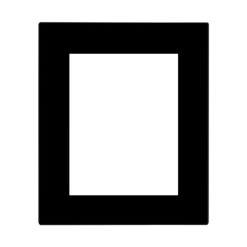 OBZOR DSD 00-00000-8283 Rámeček dvojzásuvky plexisklo DECENTE, černý