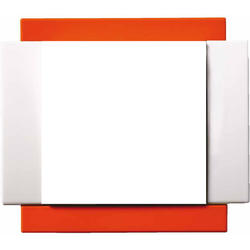 OBZOR DSE 00-00000-110142 Rámeček - boky sněhově bílé VARIANT, skořicově oranžový