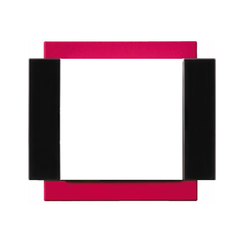OBZOR DSE 00-00000-110243 Rámeček jednonásobný - boky antracitově černé VARIANT, purpurově fialový