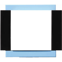 OBZOR DSE 00-00000-110245 Rámeček jednonásobný - boky antracitově černé VARIANT, seversky modrý
