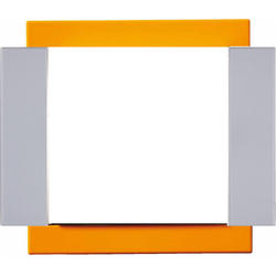 OBZOR DSE 00-00000-113041 Rámeček jednonásobný - boky hliník VARIANT, tropicky oranžový