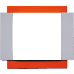 OBZOR DSE 00-00000-113042 Rámeček jednonásobný - boky hliník VARIANT, skořicově oranžový