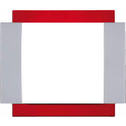 OBZOR DSE 00-00000-113044 Rámeček jednonásobný - boky hliník VARIANT, višňově červený