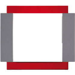 OBZOR DSE 00-00000-113144 Rámeček jednonásobný - boky grafit VARIANT, višňově červený