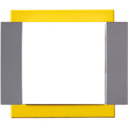 OBZOR DSE 00-00000-113149 Rámeček jednonásobný - boky grafit VARIANT, citrusově žlutý